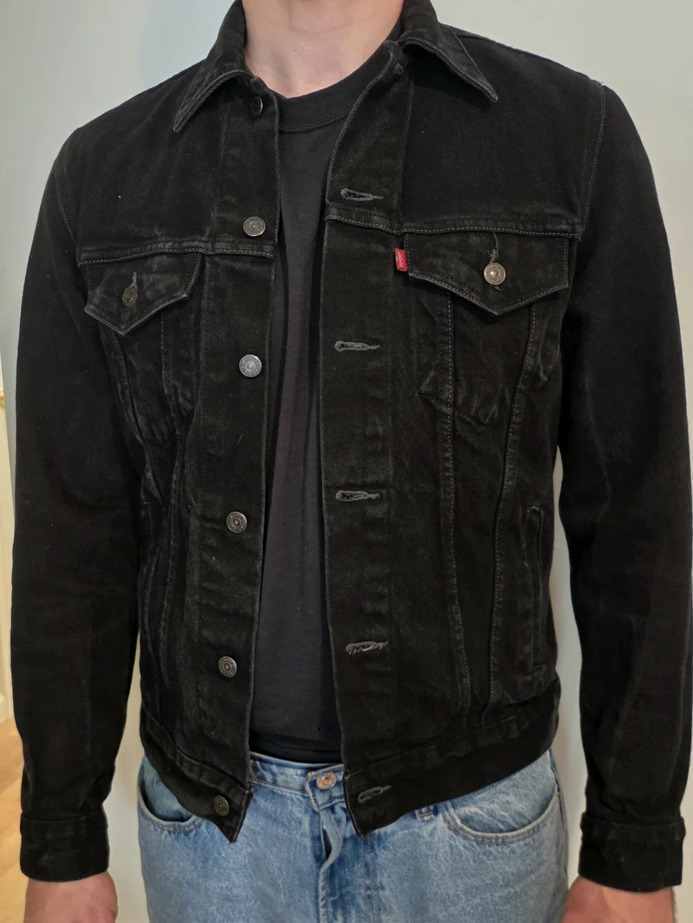 Levi's Men's Black Denim Trucker Jacket